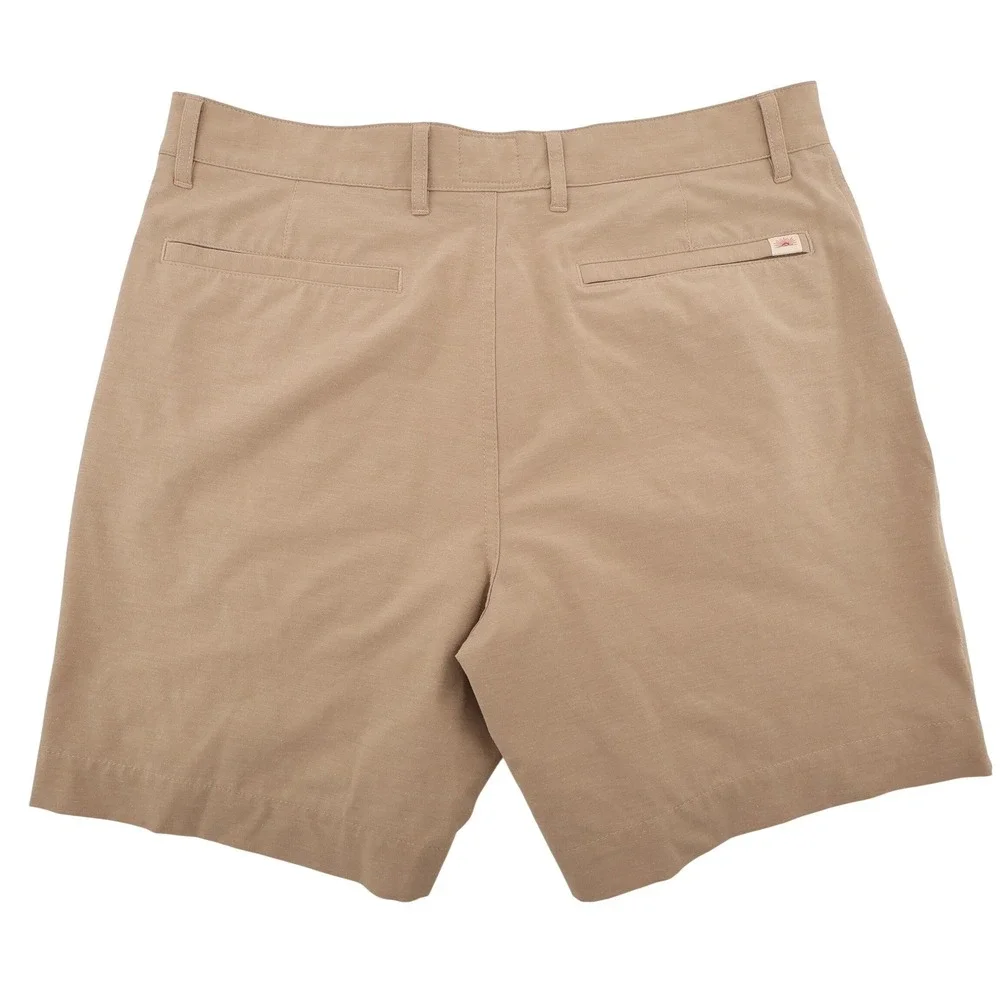 Faherty All Day Hybrid Shorts Khaki  Mens 33